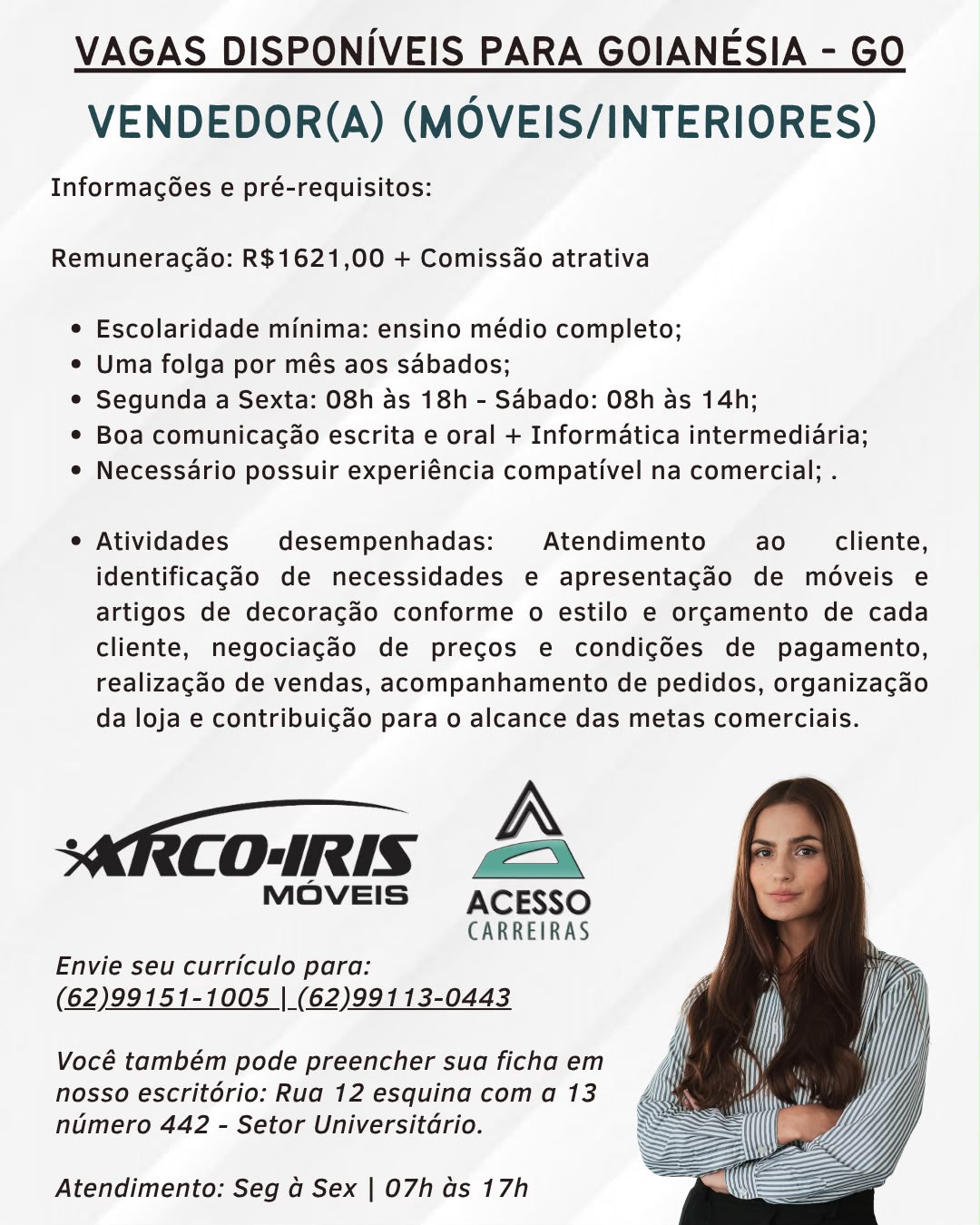 VENDEDOR(A) (MÓVEIS/INTERIORES)