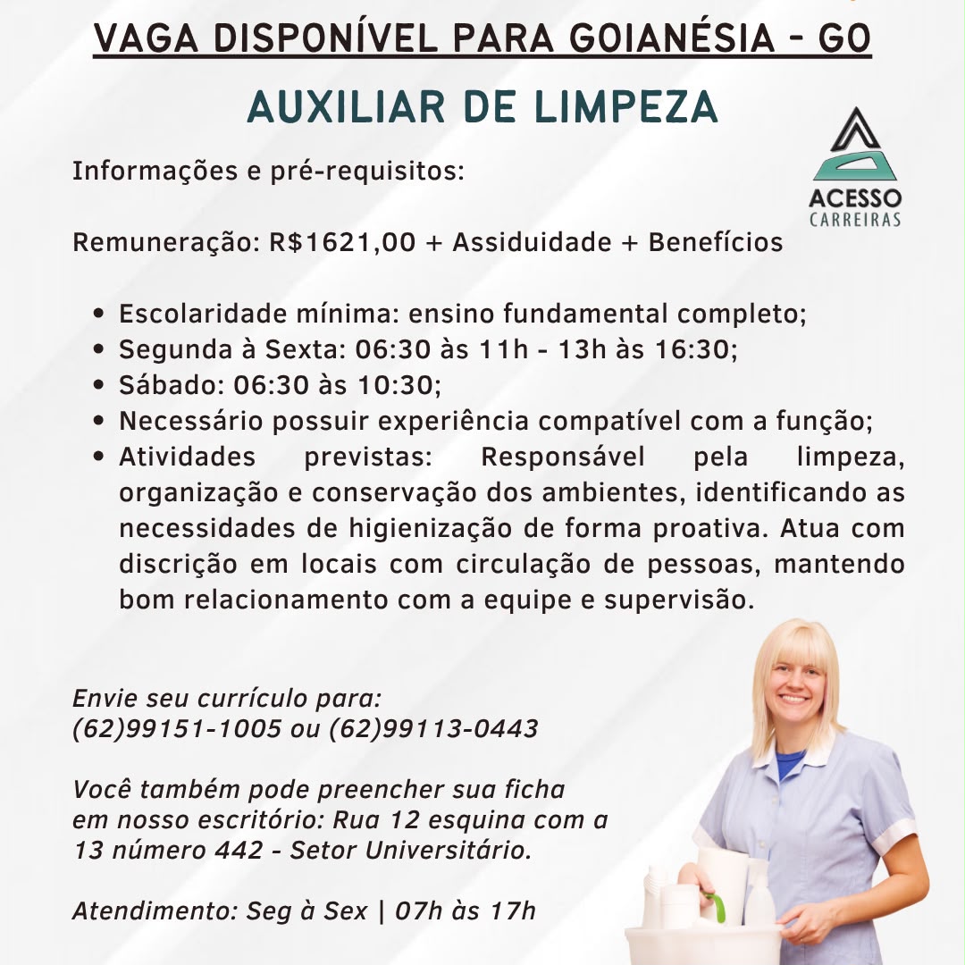 AUXILIAR DE LIMPEZA