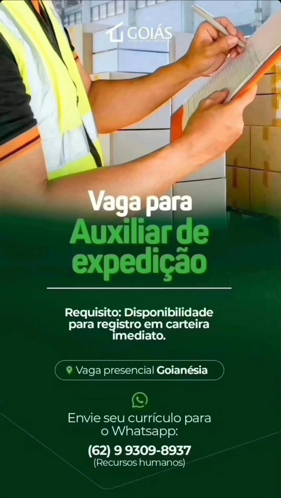 Auxiliar de expedição