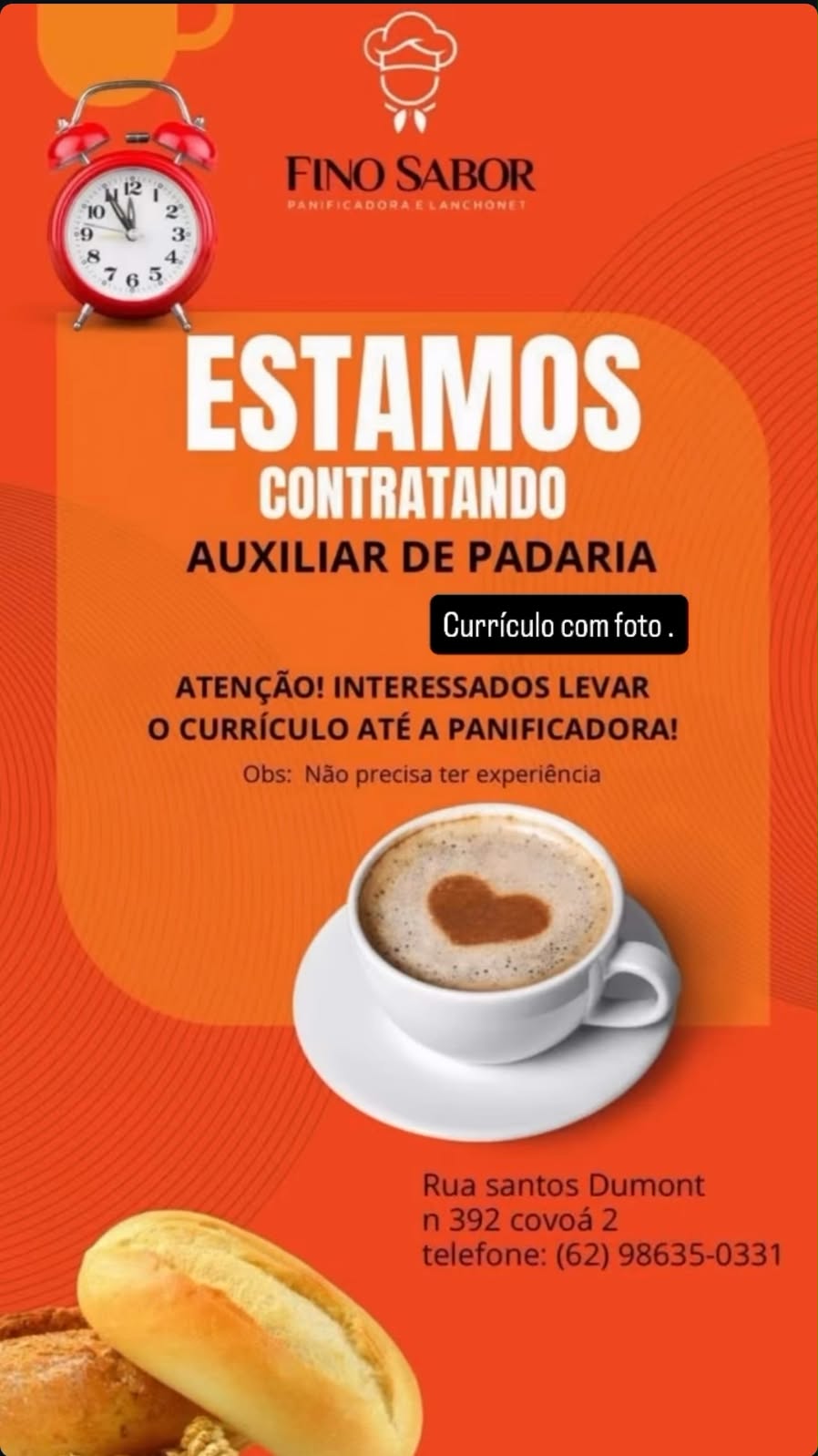 AUXILIAR DE PADARIA