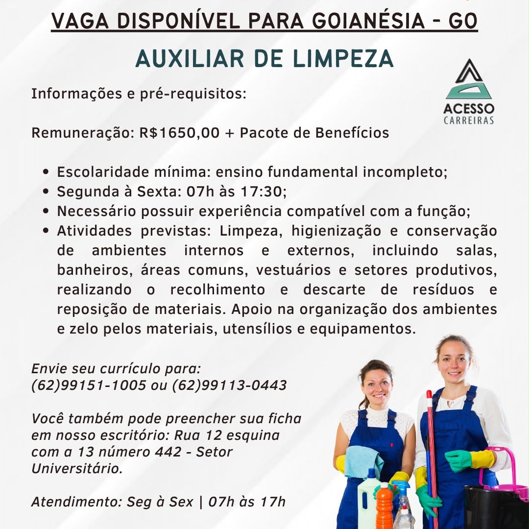 AUXILIAR DE LIMPEZA