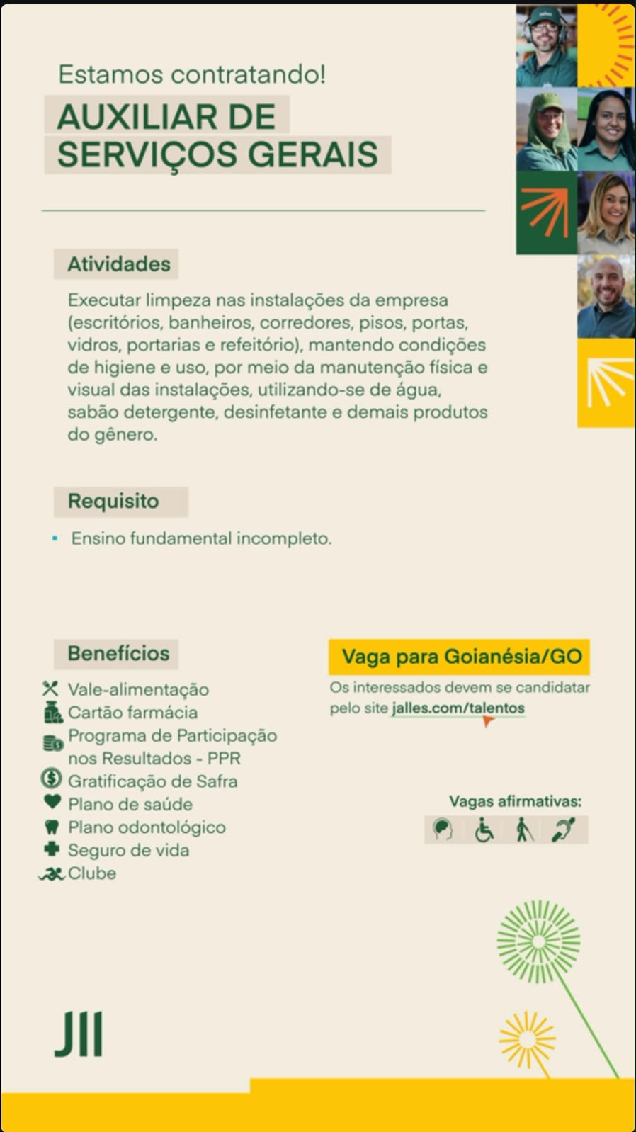 AUXILIAR DE SERVIÇOS GERAIS